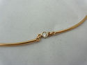 Diamond Solitaire Necklace .25ct. 14K YG Choker St