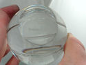 Tiffany & Co. Signed Crystal Basketball Paperweigh