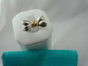 TIFFANY & Co. 18K Gold & Sterling Silver Bow Ring 