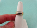 Authentic BULGARI 18K Gold Hematite Tronchetto Rin