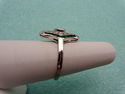 14K White Gold Brilliant Green Emerald & Diamond A