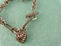 DAVID YURMAN * Diamond * Heart Figaro Cable Charm 