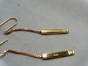  Gucci Lariat 18K 750 Yellow Gold MINT Earrings, B