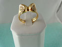 TIFFANY & Co. Peretti 18K Gold .50 ct Diamond Bow 