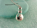 TIFFANY & Co. Peretti Snowman & Blue Scarf Pendant