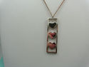 TIFFANY & Co. 3 Three Heart Pendant Necklace