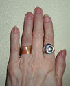 TIFFANY & Co Frank Gehry Sheer Agate Torque Ring -