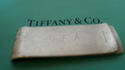 TIFFANY Solid Sterling Silver Alligator  Money Cli