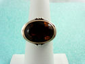 Michael Dawkins Large Smoky Topaz 14K Gold & Sterl