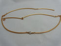 Diamond Solitaire Necklace .25ct. 14K YG Choker St