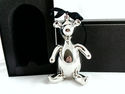 Gucci Silver Glass Teddy Bear Collectible Ornament