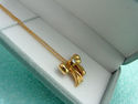 TIFFANY & Co. Famous 18K Gold Diamond Bow Necklace