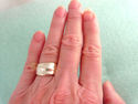 TIFFANY & Co. Nature Leaf  Ring Sz 5 Sterling Silv