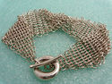 TIFFANY & Co Elsa Peretti Sevillana Mesh Toggle Br