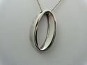 TIFFANY & Co. 3D Shadowed 'O' Shape Pendant Neckla