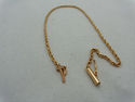 14K Solid Yellow Gold Rope Anklet / Bracelet Sizab