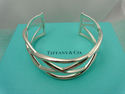 TIFFANY & Co. WIDE Weave Knot Cuff Bangle Bracelet