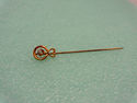 Diamond Lapel Brooch Hat Tie Stick Pin 14K Solid Y