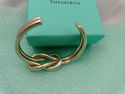 TIFFANY & Co. Knot Cuff Bangle Bracelet Sterling S