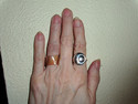 TIFFANY & Co Frank Gehry Sheer Agate Torque Ring -