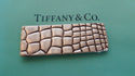 TIFFANY Solid Sterling Silver Alligator  Money Cli