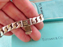 TIFFANY Men's I.D. Curb Link Solid Sterling Silver