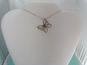 TIFFANY & Co. Butterfly Pendant Chain Necklace RAR
