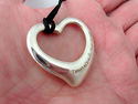 TIFFANY & Co Elsa Peretti XL HUGE Open Heart Penda