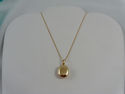 TIFFANY & Co  14K Y Gold Oval Locket Italy, Pouch 