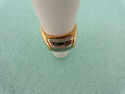 Authentic BULGARI 18K Gold Hematite Tronchetto Rin