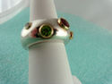 TIFFANY Multi Gem Etoile 18K Gold 925 Tourmaline S