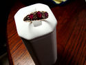 Pigeon Blood Ruby & Diamond Hand Engraved Gold Ban