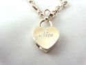 Lock Charm Bracelet w/ Naughty/Nice Sterling Silve