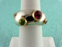 TIFFANY Multi Gem Etoile 18K Gold 925 Tourmaline S