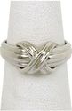 TIFFANY & Co. 18K White Gold Signature X Kiss RARE