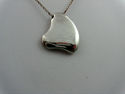 TIFFANY & Co. Full Heart Necklace 15" Sterling Sil