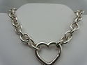 TIFFANY & Co. Versatile Open Heart Clasp Pendant N