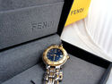 Fendi Orologi Swiss 900L 18K GP & SS Registered Mo