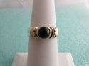 Genuine Lagos Caviar Ruby Cabachon 18K Gold & Ster