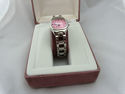 Fossil f2 Pink Face Silver Case & Band Stainless W