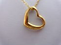 TIFFANY & Co. Elsa Peretti Gold Open Heart Pendant