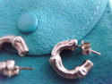 TIFFANY & Co. Bamboo Hoop Earrings - RARE, VINTAGE