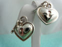 TIFFANY & Co. Padlock Heart & Key Pierced Earring 
