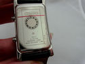 Coach Swiss 2 Dial Guilloche Face Silver Tank Stai
