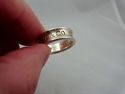 TIFFANY & Co. 1837 Cuff Concave Ring Size 6.5