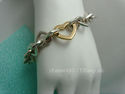 Tiffany & Co. Open Hearts 18K Gold Heart Sterling 