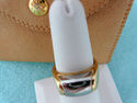 Authentic BULGARI 18K Gold Hematite Tronchetto Rin