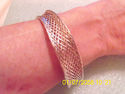 TIFFANY & Co Woven Mesh Leaf Cuff Bangle Bracelet 
