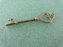 TIFFANY & Co. Large Heart Key Pendant & Box Sterli