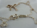 TIFFANY & Co. Ribbon Bow Pendant Necklace 16" Ster
